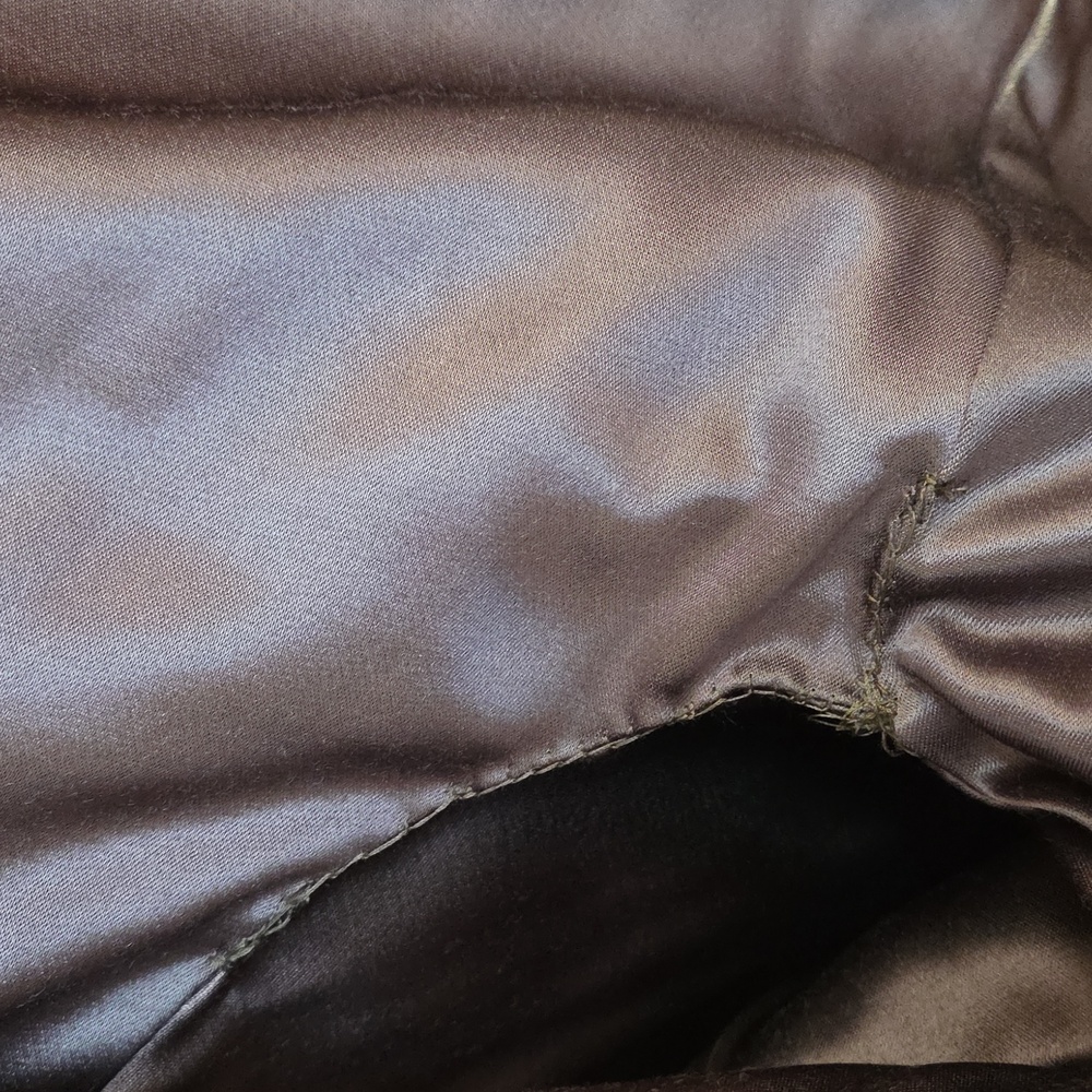 Brown Mongolian Curly Shearling Coat-L - Picture 7 of 7